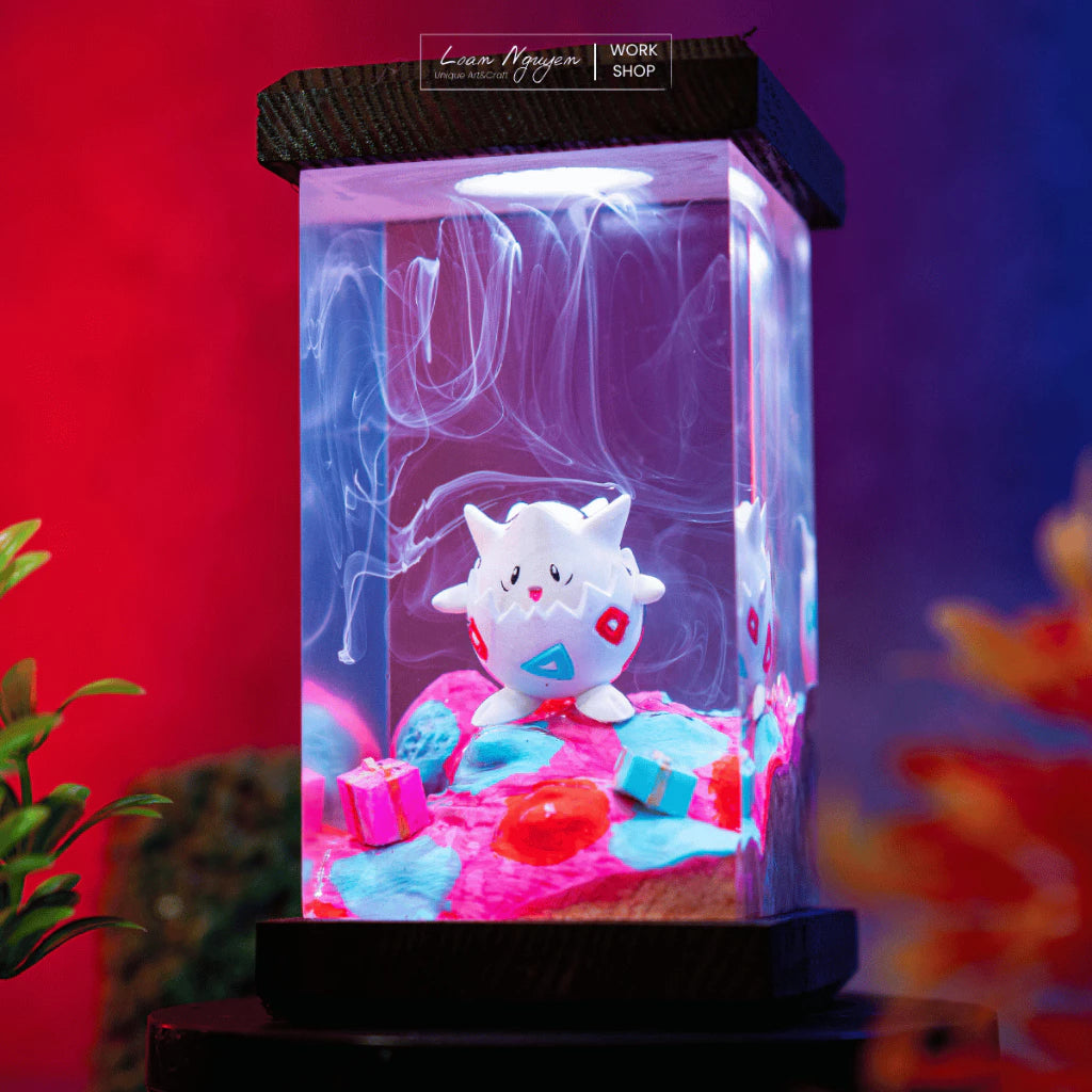 Pokemon Togepi Night Light, Desk Decoration, Bedroom Decor, Handmade, Suitable for Gift Giving - CDResin.com