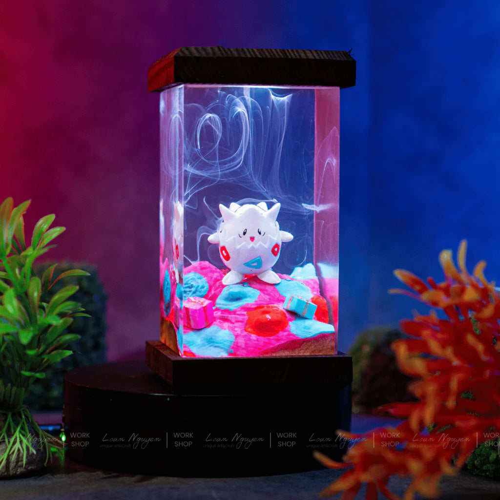 Pokemon Togepi Night Light, Desk Decoration, Bedroom Decor, Handmade, Suitable for Gift Giving - CDResin.com