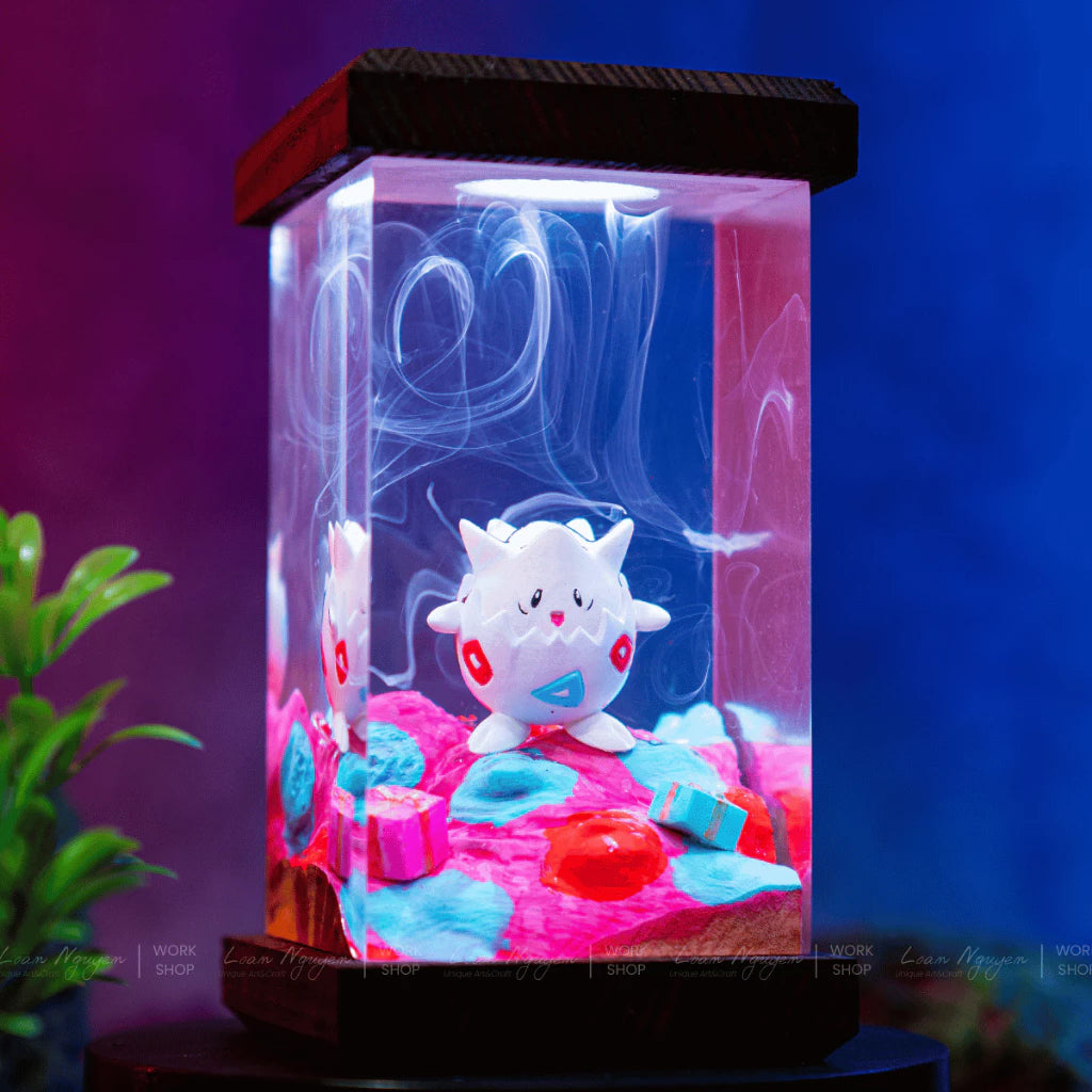 Pokemon Togepi Night Light, Desk Decoration, Bedroom Decor, Handmade, Suitable for Gift Giving - CDResin.com