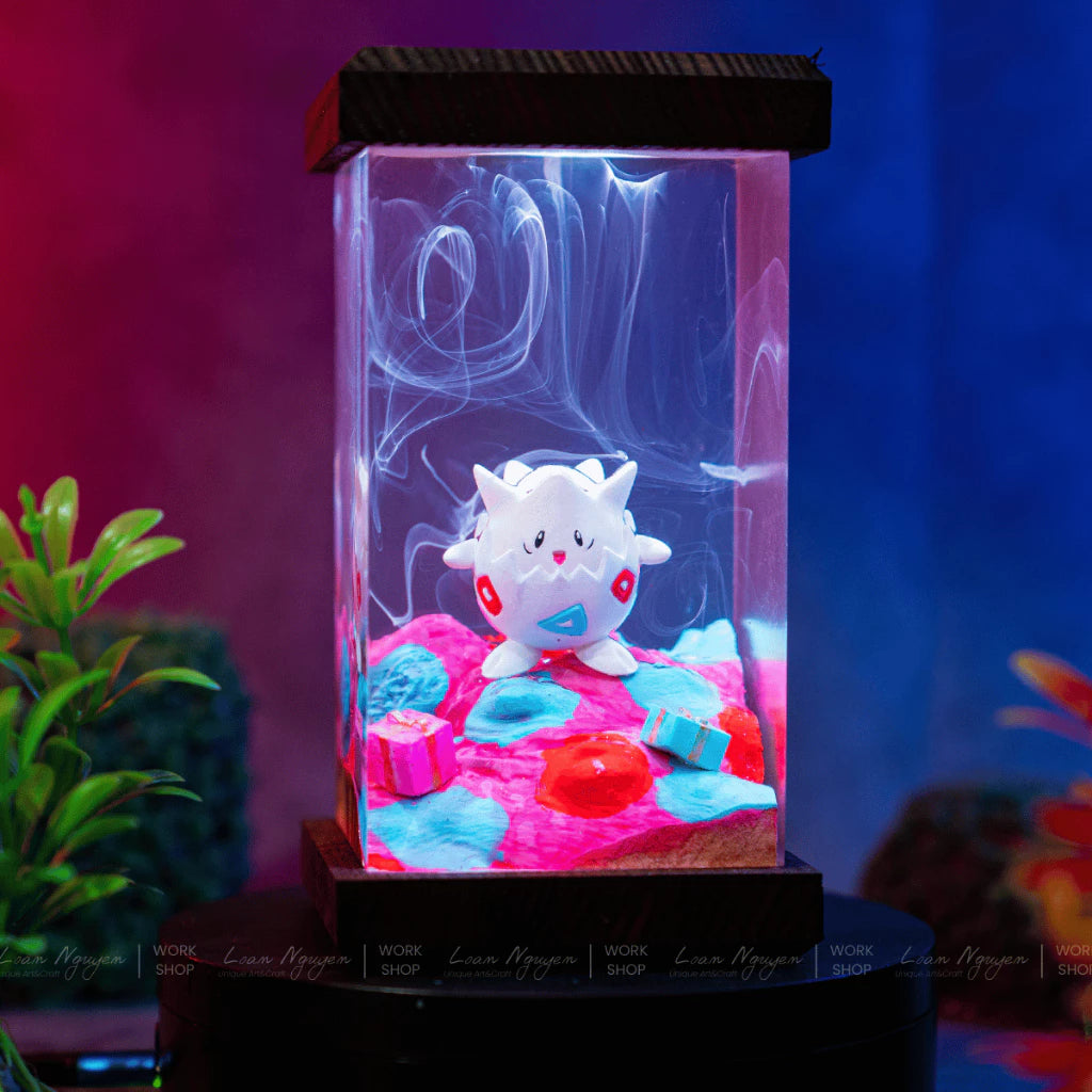 Pokemon Togepi Night Light, Desk Decoration, Bedroom Decor, Handmade, Suitable for Gift Giving - CDResin.com