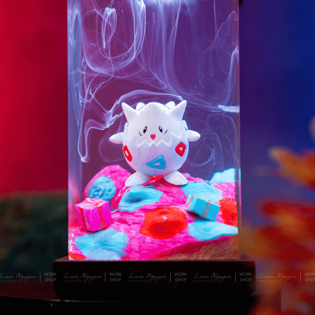 Pokemon Togepi Night Light, Desk Decoration, Bedroom Decor, Handmade, Suitable for Gift Giving - CDResin.com